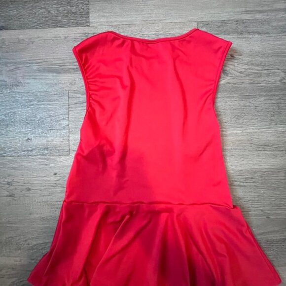 SHEIN red peplum top size large - Picture 4 of 5